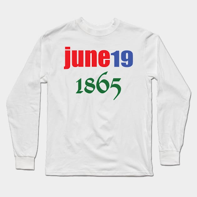 juneteenth Long Sleeve T-Shirt by zostore